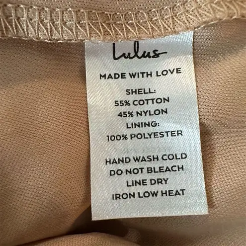 Lulus White Crochet Lace Bodycon Midi Dress M Adjustable Straps Front Slit Size M