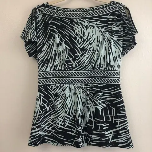 BCBG MaxAzria Boatneck Gray Top SzM