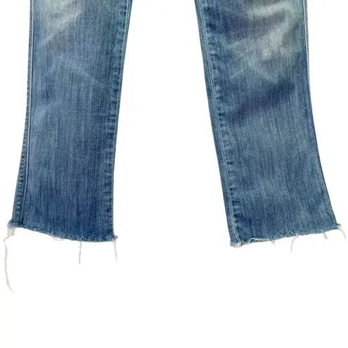 Mother The Rascal Cuff Jeans Size 25 in Adios To My Old Life Medium Wash Crop Blue - Image 8