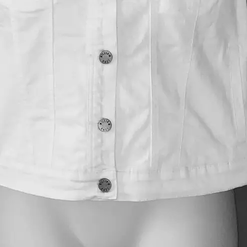 William Rast Lenna White Denim Trucker Jacket JR XL NWT Justin Timberlake Collab