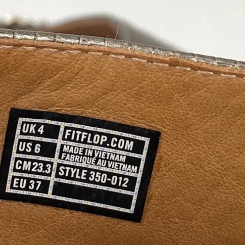 FitFlop The Skinny Leather Metallic Bronze Sandal