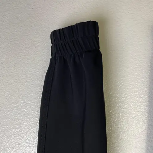 Paire Pants Womens XS Black Tapered Flat Front Elastic Cuff Career Pockets 25.5"