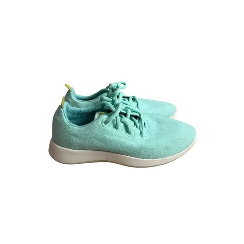 Allbirds Pistachio Mint Green Lace Up Sneakers Size Women's 7