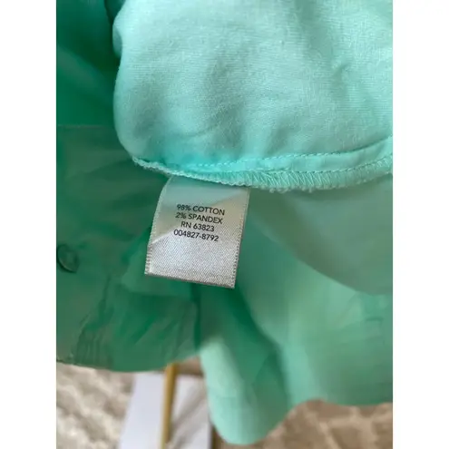 Christopher & Banks Mint Button Jacket Cruisewear Autumn Brunch Garden Office L