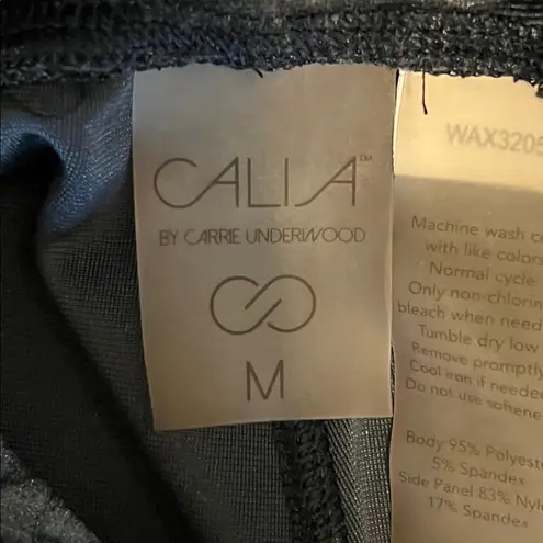 CALIA by Carrie Underwood Effortless Velvet Blue Leggings Medium