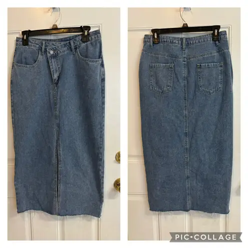 Happily Grey Size 7 Jean Skirt