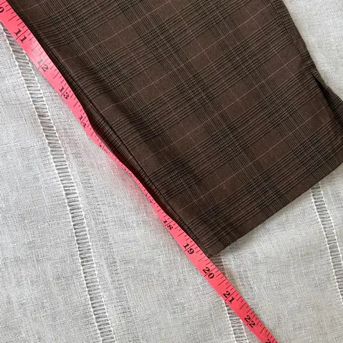 Copper Key  Y2k Brown Plaid Capris - Image 8
