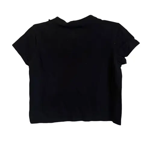 Retro Reprint KORN Baby Tee Crop Top Cropped Top Divided XS Black