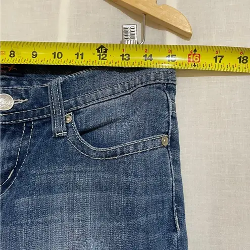 Seven7 Cropped Stretch Jeans Size 4 Medium Wash