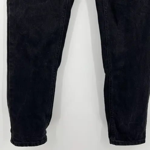 BDG  Urban Outfitters Mom Jeans Black Denim High Rise Tapered Leg Women’s Size 27