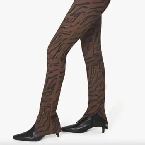 We Wore What NEW Tiger Stripe Piped Stiletto Slit The Icon Jeans, 29