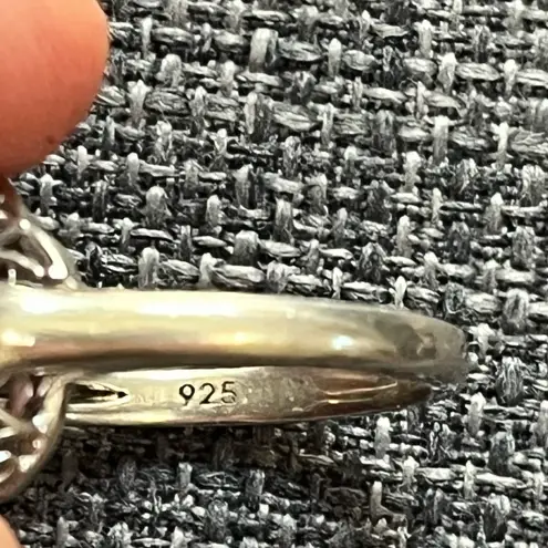 Simply Vera Wang Blue Topaz glitzy ring Silver