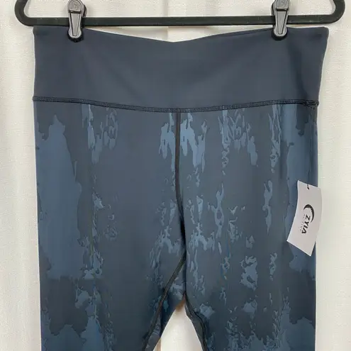 Zyia Black Watercolor Ombre Summit Hi-Rise 7/8 Leggings Sz.16-18 NWT