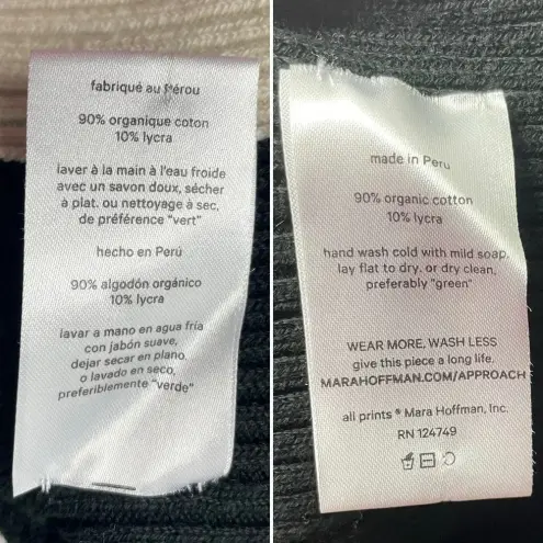 Mara Hoffman Aleks Ribbed-Knit Cotton Maxi Dress Size XS