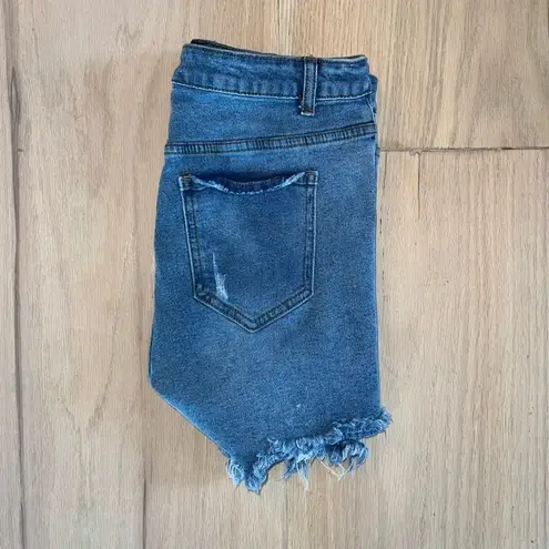 Encore jeans Encore Distressed Jean Shorts Size 13