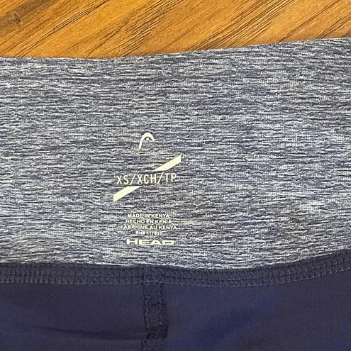 Head Women's Mini Skirt in Navy Blue with shorts under athletic skirt size XS