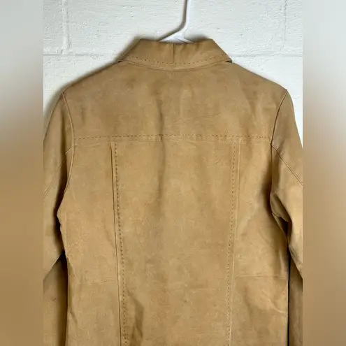 Cabela's Cabela’s Women’s Leather Western Bohemian Tan Neutral Casual Jacket Size Small