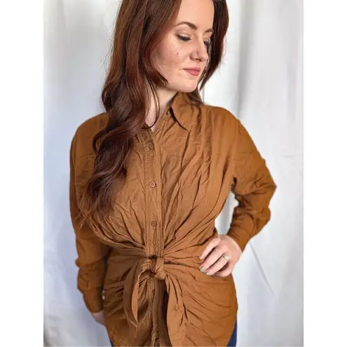 Vintage Mona Lisa Haute Couture Top Orange