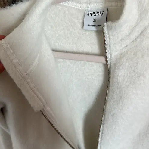 Gymshark WHITNEY EYELASH KNIT JACKET WHITE / Size XS