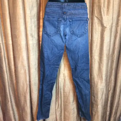Genetic Denim Women's Jeans in Dark Wash w/Zippers on the Inside Ankles-Size 25