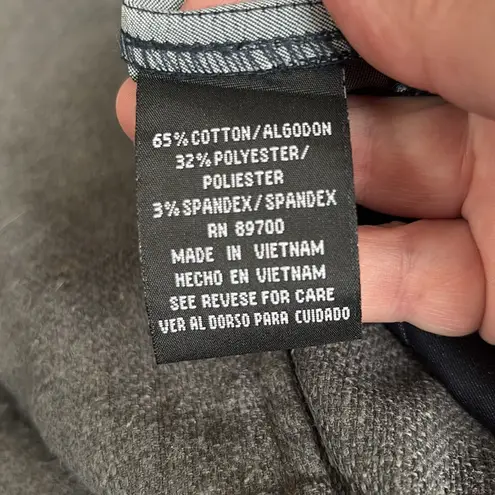 Denim Shift Mini Dress Women’s Size 10 Zip Pockets Casual Workwear Blue