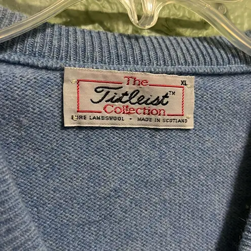 Vintage 70s Scotland Lambswool Argyle Sweater Unisex XL