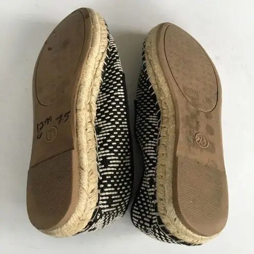 DV Dolce vita espadrille flats Shoes Slip On Womens Size 7.5 Black