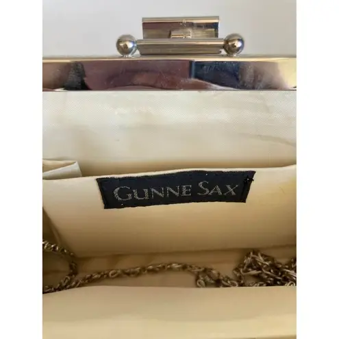 Gunne Sax Vintage Silver Handbag with Chain