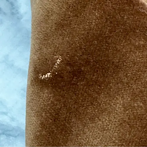 Vintage Brown Velvet Pants 60s 70s Unisex Sz 34x31 Bohemian Hippy Flower Power