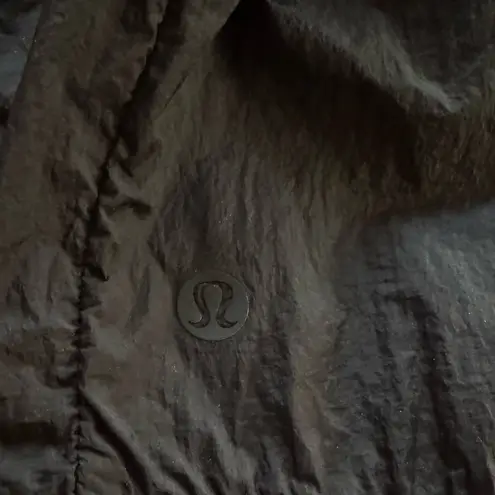 Lululemon Refined Rain Hooded Jacket Black Size 8