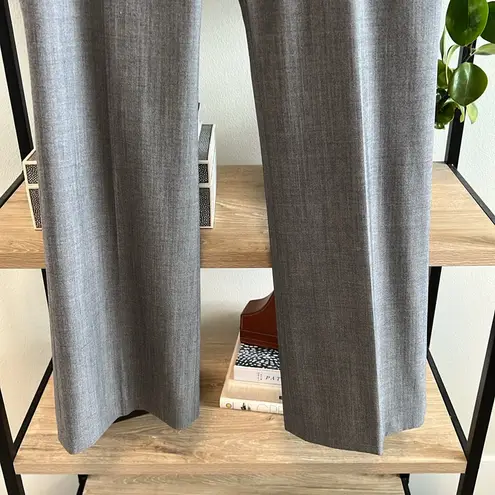 Banana Republic  Jackson Fit Mid-Rise Stretch Wool Gray Career Dress Pant Trouser