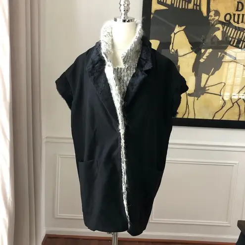 Eberjay Jason Wu 2010 Layered Lapel Cocoon Coat Cap Sleeve