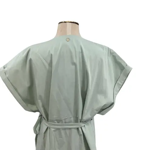 Coolibar Sunny Isles Wrap Dress Misty Aqua Blue Green Size XXL