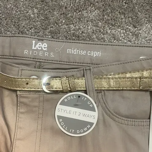 Riders By Lee Rider’s Lee white mid rise capri high waisted 18