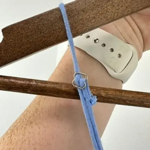 Faithfull the Brand Faithful the Brand Linen Smocked Bodice Maxi Dress Blue Sleeveless Casual Summer