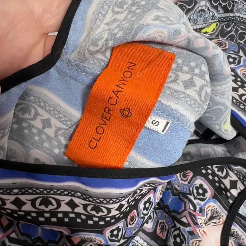 Clover Canyon  Byzantine Scarf Top in Multi Sz S