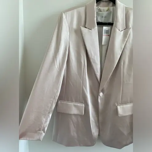ALC Frank A.L.C Bishop II Satin Blazer In Pink Tint Size 10 New With Tag