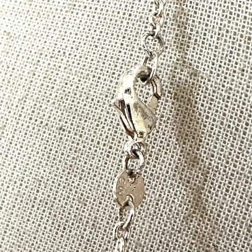 Silver tone Golden Retriever Silhouette Pendant necklace