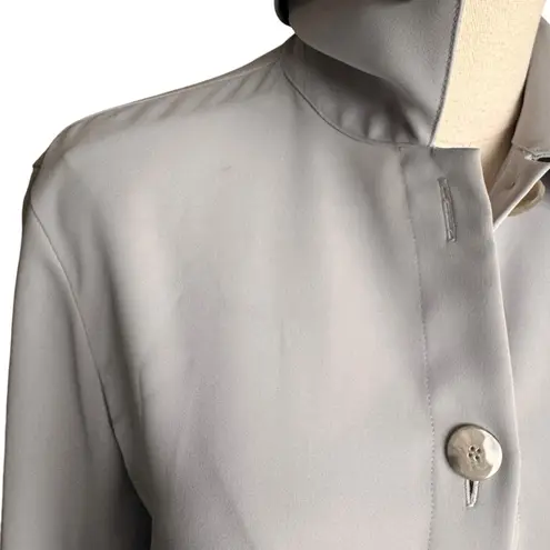 Theory  - Matte Twill Button Shirt in Mist Blue Sz S