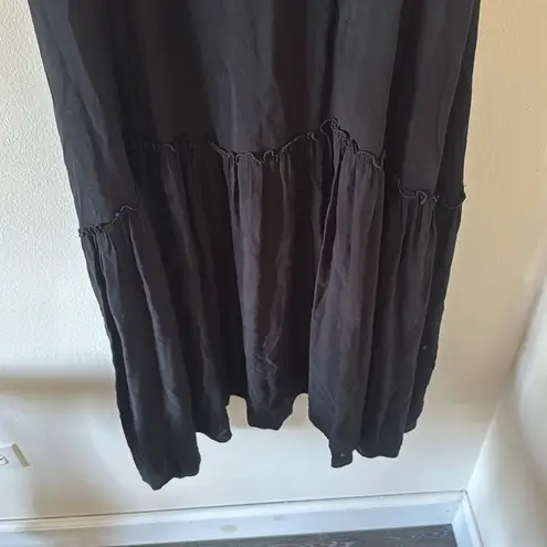 Elan Black Maxi Dress with tie, Size Small, $78