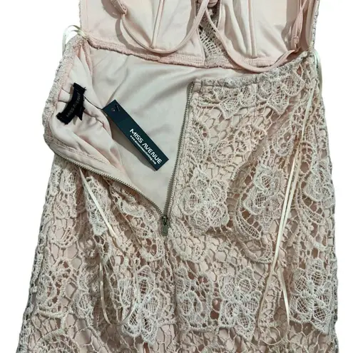 Miss Avenue NEW Pink Lace Bodycon Dress Size Small