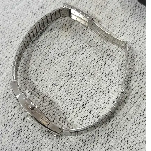 Nine & Company Women's Silver Tone Watch White Dial NOS Vintage Speidel Band