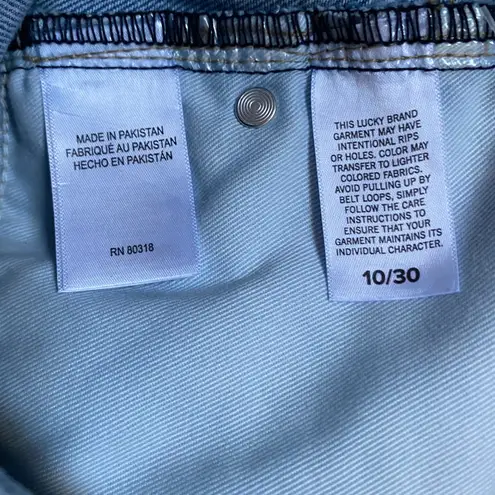 Lucky Brand  Palazzo/Culotte Jeans Women's Light Wash Wide‑Leg Denim 10/30 EUC