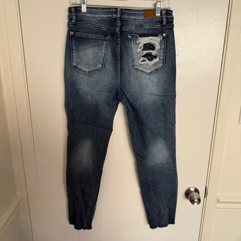 Judy Blue Women's Blue Denim Ankle Skinny Jeans 9/29