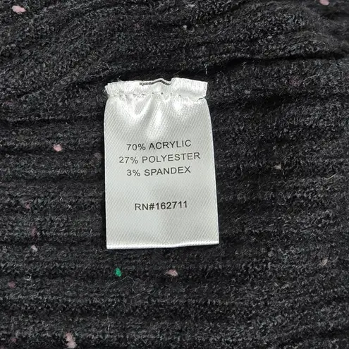 Love Ellie Open‎ Front Cardigan Blue Black Color Block Colorful Confetti XL NWOT thumbnail 5