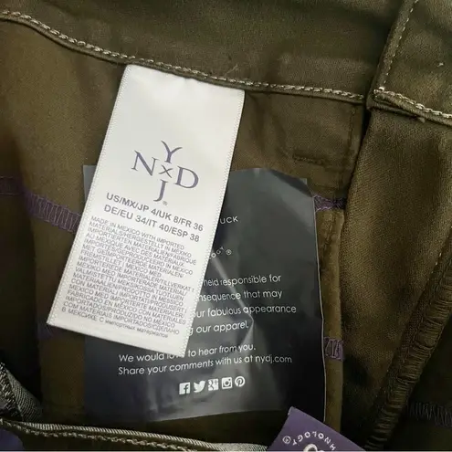 NYDJ NWT Alina Leggings Jeans Jeggings Sculpting Denim Brown Compact Stretch 4