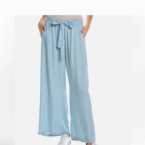 Johnny Was Paperbag Pants in Light Blue sz large NWT