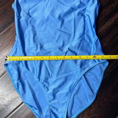 Los Angeles Apparel One piece swimsuit bathing suit bodysuit low back summer