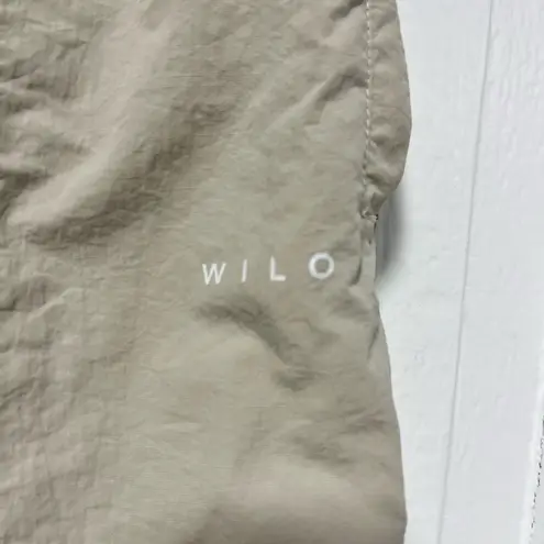 Wilo The Label Tan parachute nylon jogger size small