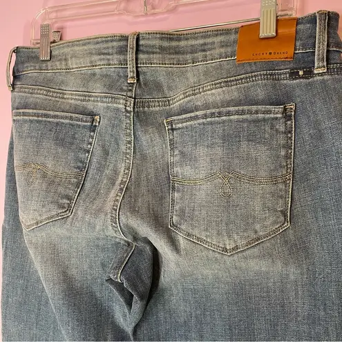 Lucky Brand  Lolita Capri Medium Wash Crop Jean Denim Pants Size 32